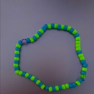 Kids Beaded Bracelet - Blue and Green